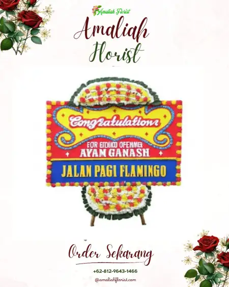 Sewa Papan Bunga Renon